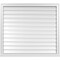 Ekena Millwork Vertical Surface Mount PVC Gable Vent: Functional, w/ 2"W x 2"P Brickmould Sill Frame, 40"W x 36"H GVPVE40X3603SF - alternate 1
